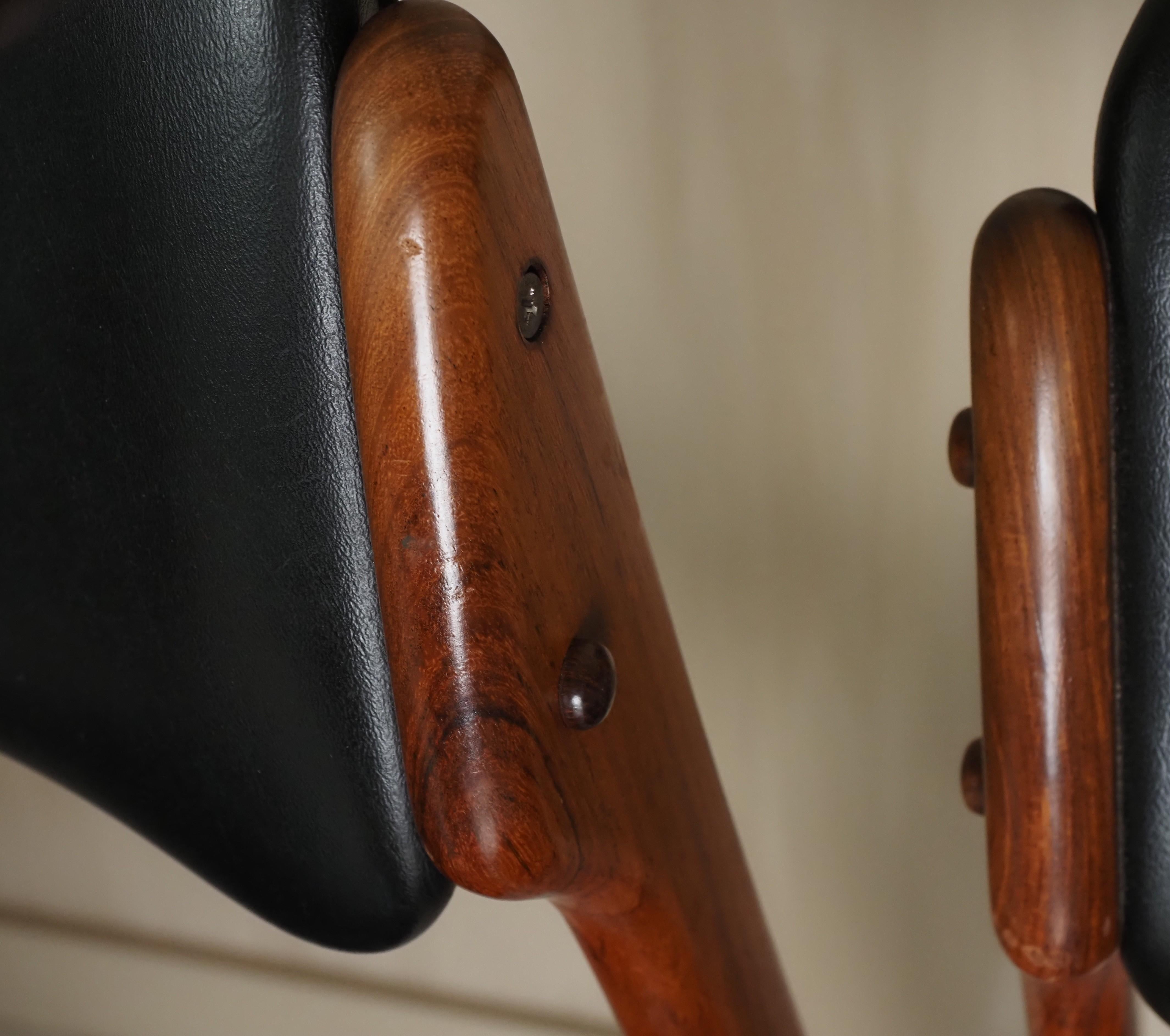 Chaises de salle à manger Erik Buck Model No. 49 pour D. A. Møbler 1960's en vente 12