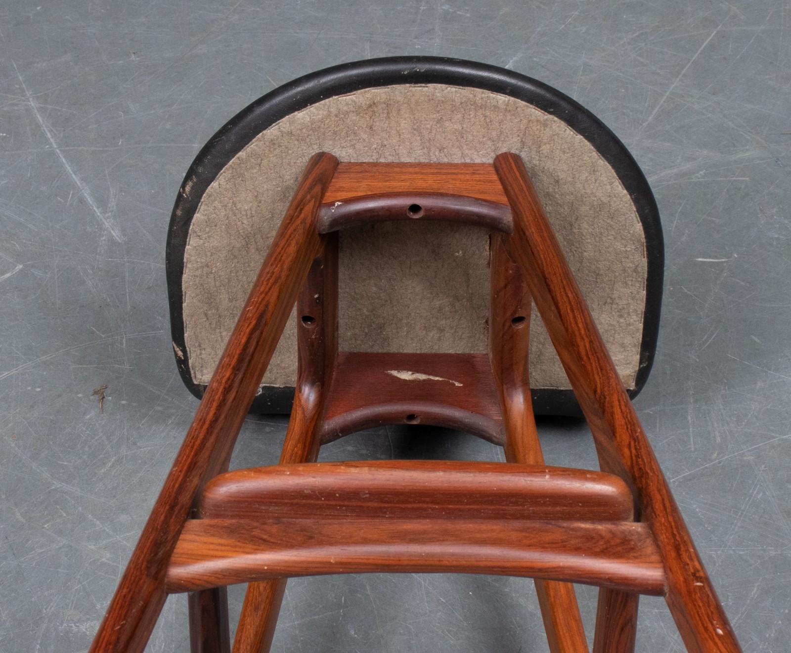 Erik Buck OD61 Bar Stools In Good Condition For Sale In Vienna, AT