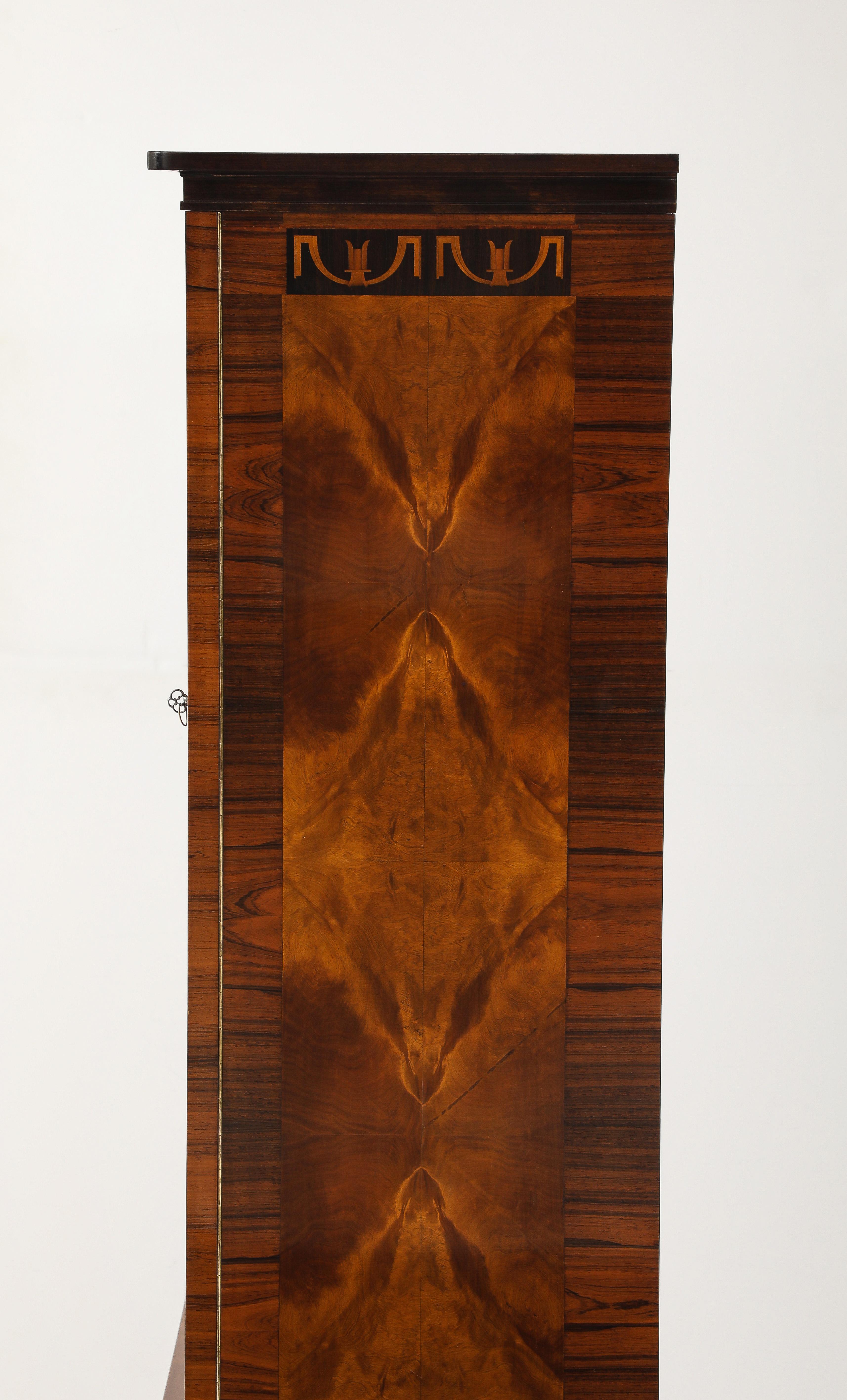 Early 20th Century Erik Chambert Birch and Walnut Cabinet. Circa 1920s For Sale