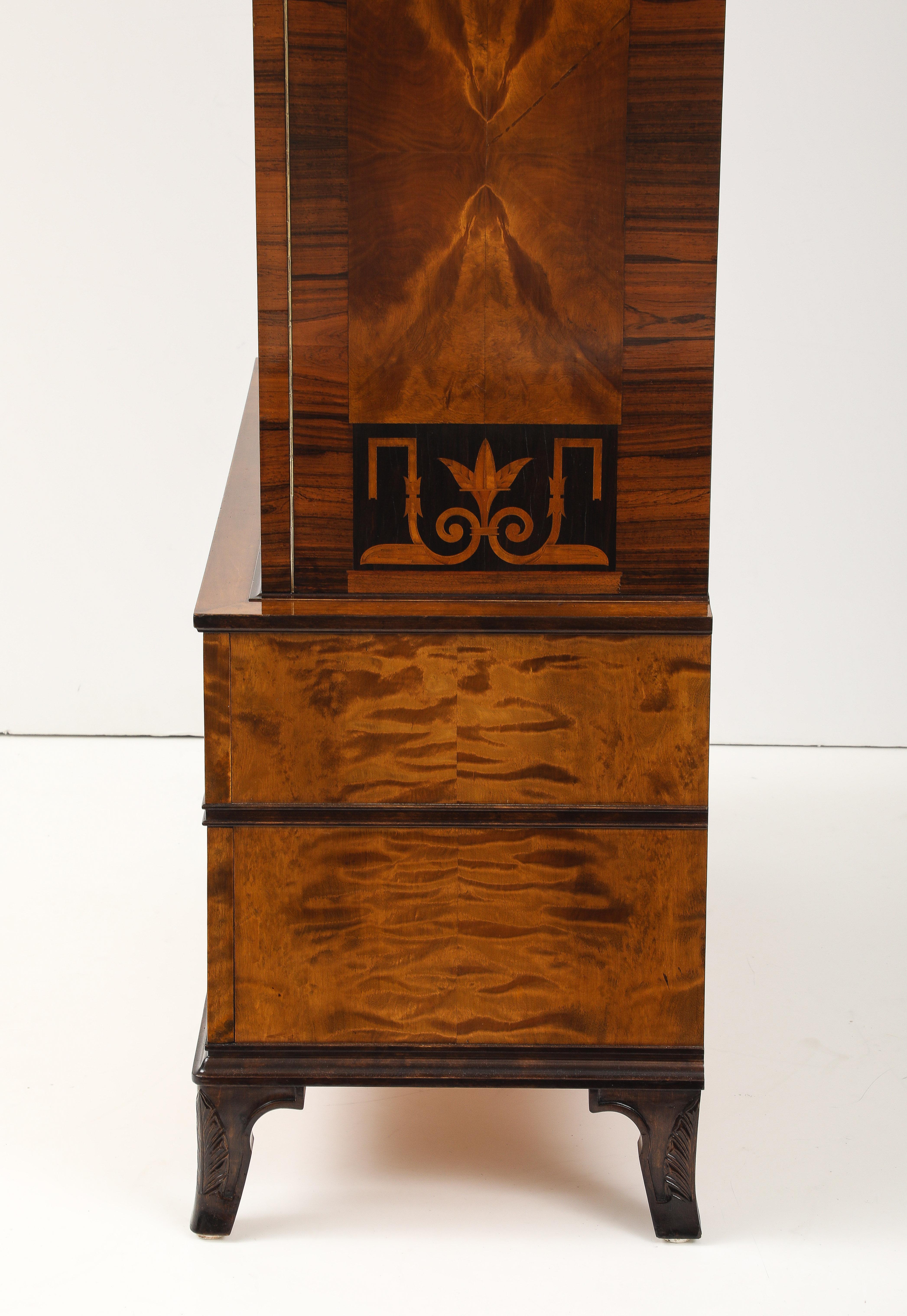 Erik Chambert Birch and Walnut Cabinet. Circa 1920s For Sale 1