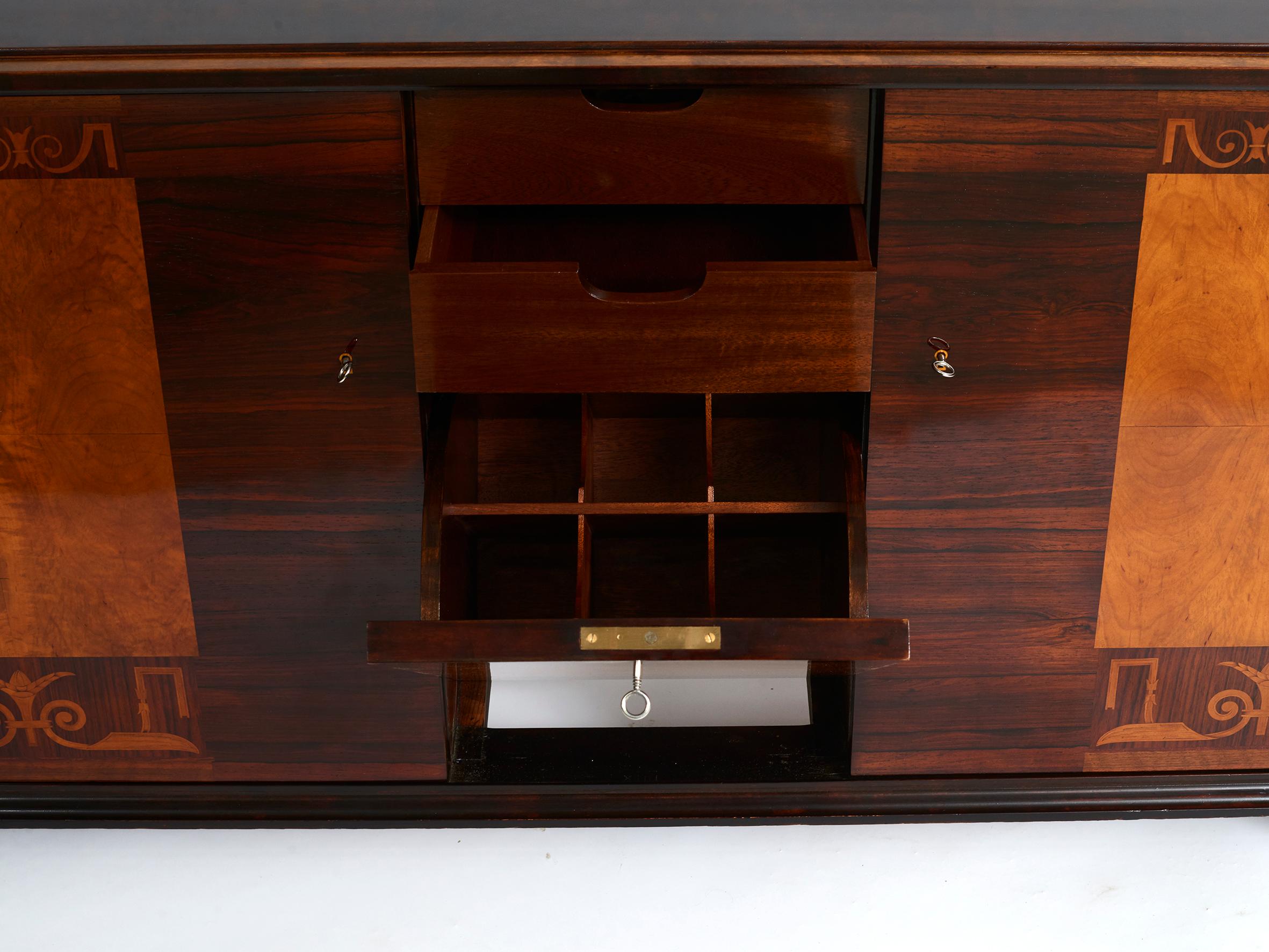 Erik Chambert Credenza, circa 1940s In Good Condition In New York, NY
