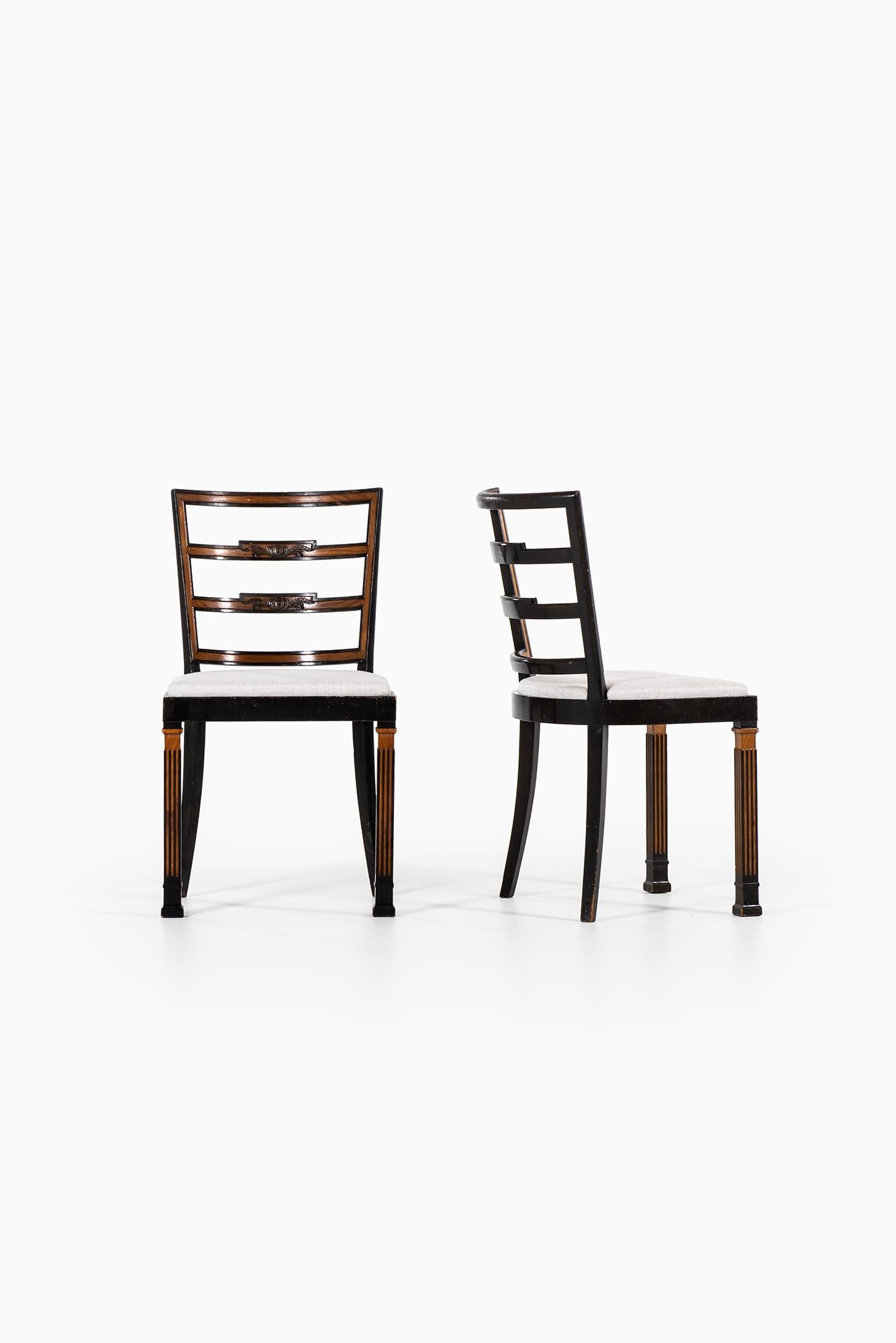 Scandinavian Modern Erik Chambert Dining Chairs by Chamberts Möbelfabriker in Sweden