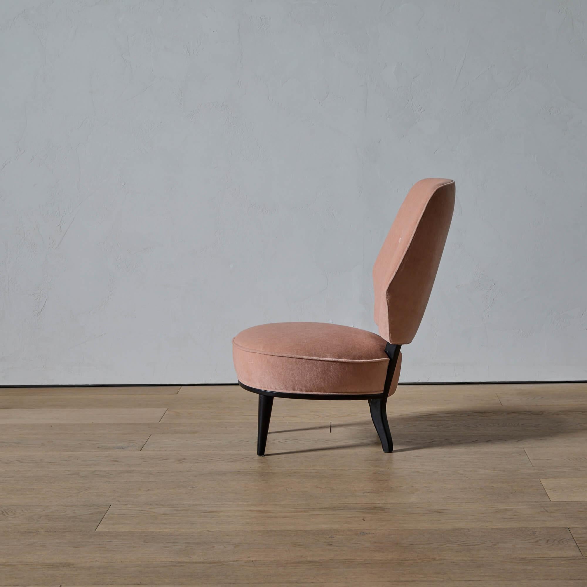 Svedese Erik Chambert Pair of Slipper Chairs in vendita