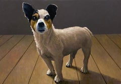 Dog Bill- 21st Century Contemporary Painting of a Jack Russell Dog