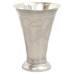 Erik Ernander 'Worked ca. 1755', Silver Beaker, Origin: Sweden, Dated 1788