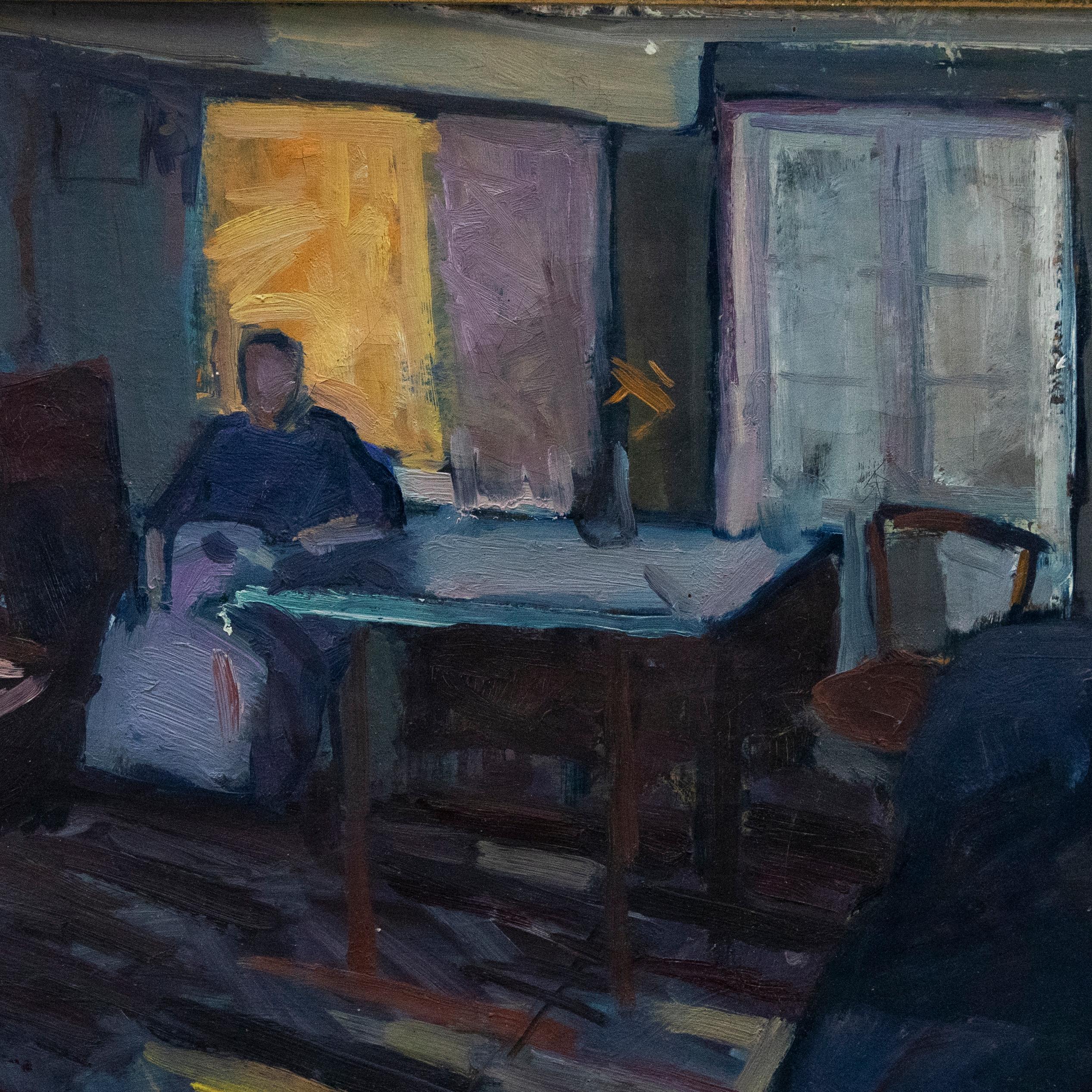 Erik Ewald (1903-1971) - Schwedische Schule Mitte des 20. Jahrhunderts Öl, Interieurstudie 1