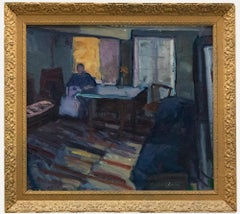 Erik Ewald (1903-1971) - Swedish School Mid 20th Century Oil, Interior Study