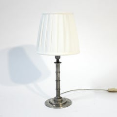 Erik Fleming, Lampada da tavolo in peltro Art Déco, anni '30