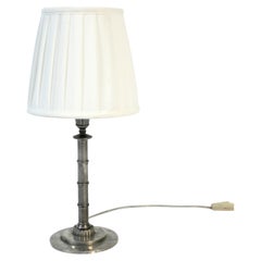 Erik Fleming, Lampada da tavolo in peltro Art Déco, anni '30