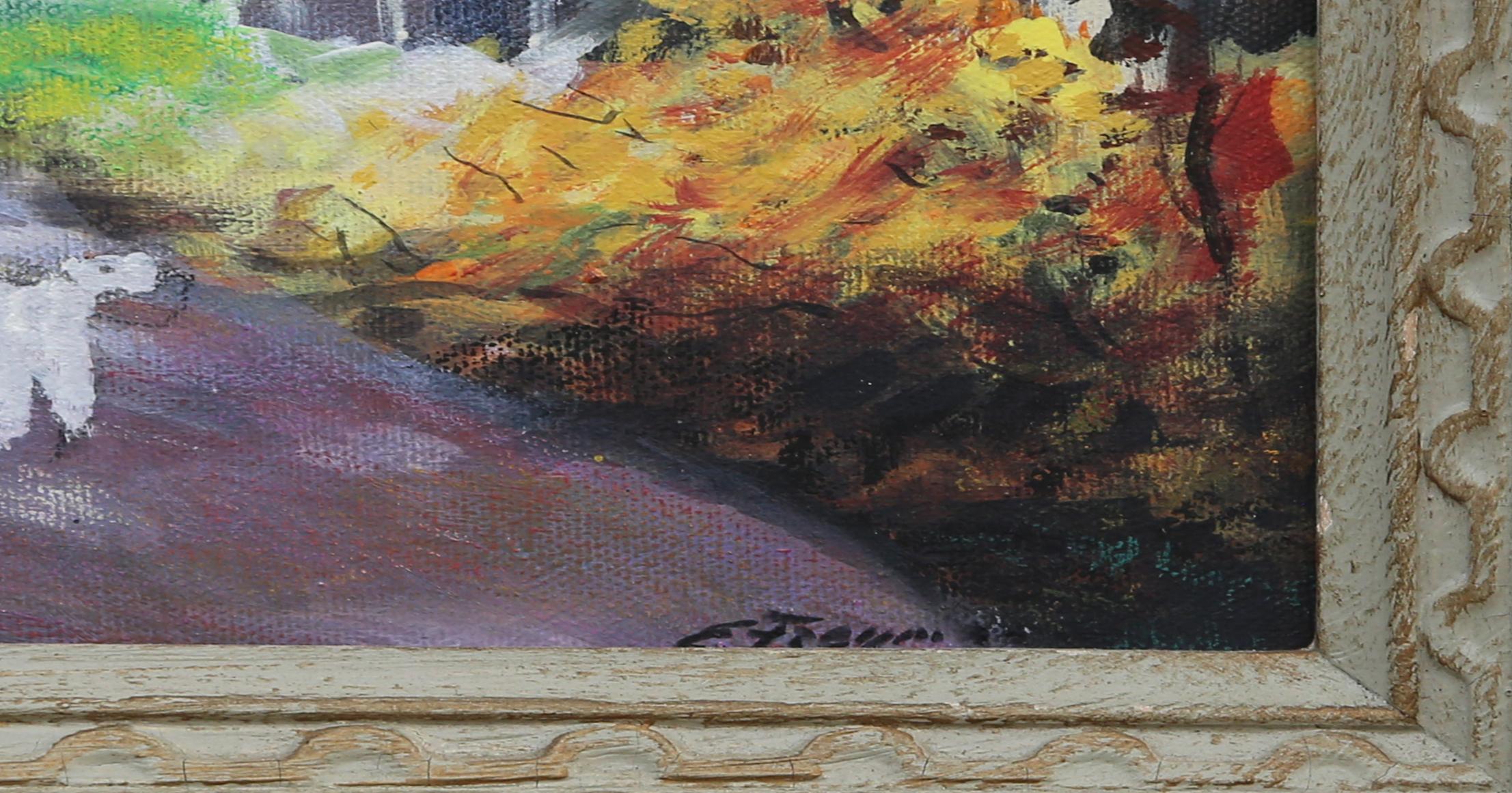 Herbstabend  (Amerikanischer Impressionismus), Painting, von Erik Freyman