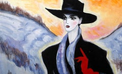 Judy Garland's Dream, Deco Painting by Erik Freyman