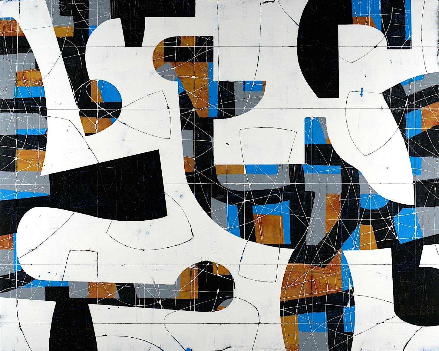 Erik Gonzales Abstract Painting – Dienys II.