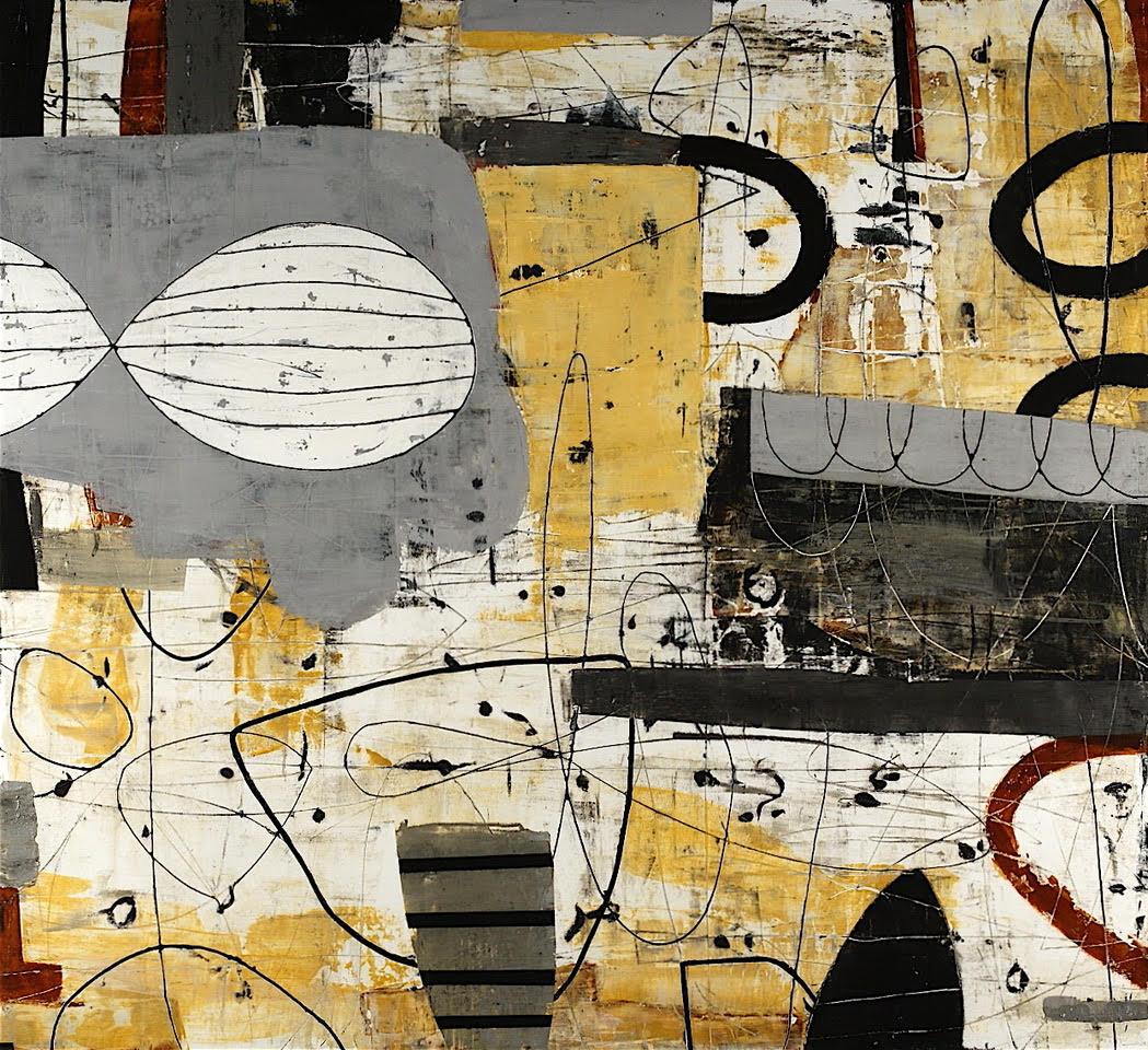 Erik Gonzales Abstract Painting - Corner of the Sky II