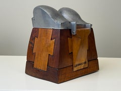 Caja de aluminio y madera de Erik Grønborg