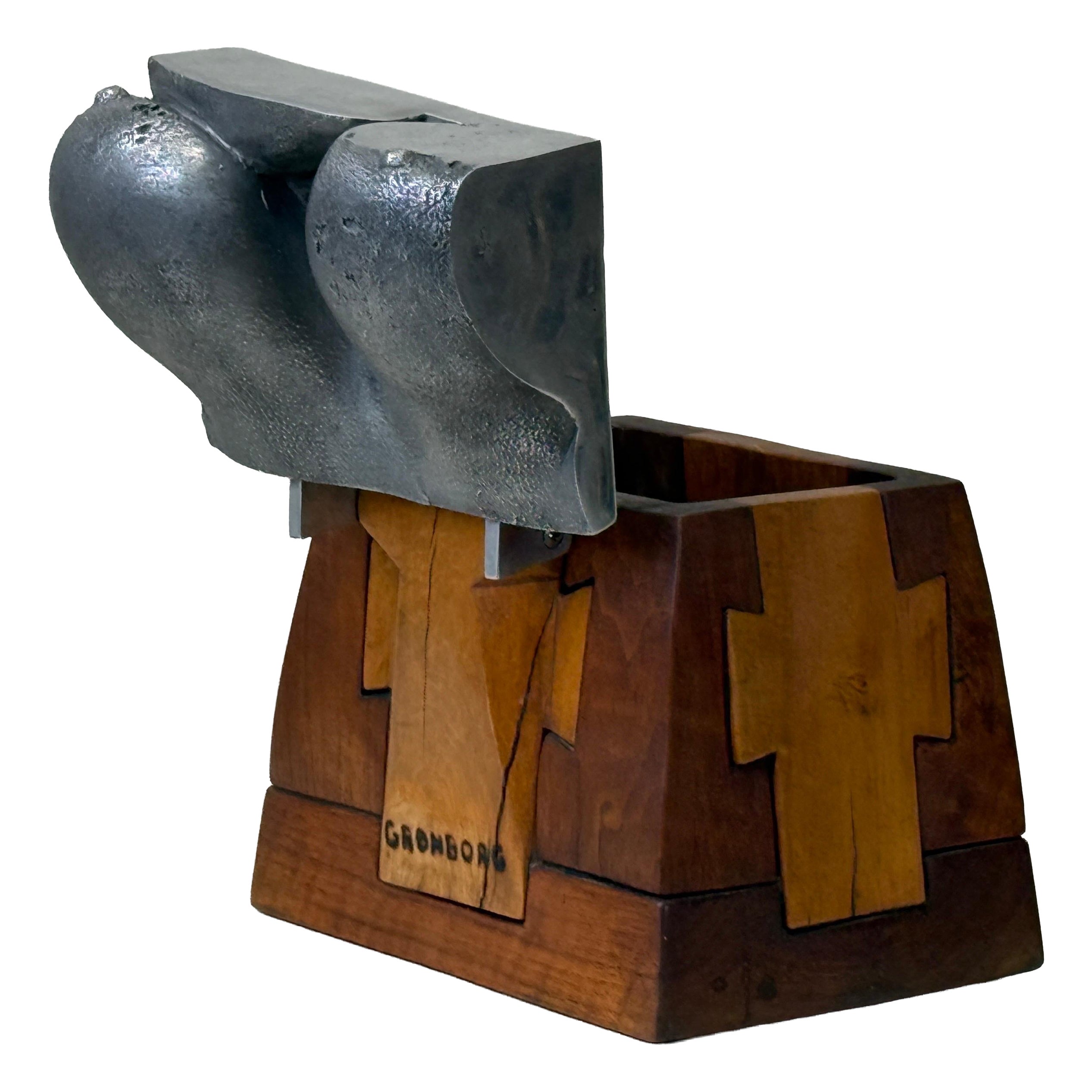 Erik Grønborg Aluminum and Wood Box