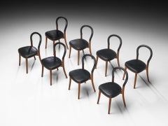 Erik Gunnar Asplund per Cassina: set di otto sedie da pranzo “Göteborg” in noce