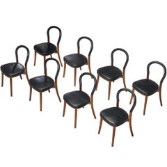 Erik Gunnar Asplund per Cassina: set di otto sedie da pranzo “Göteborg” in noce