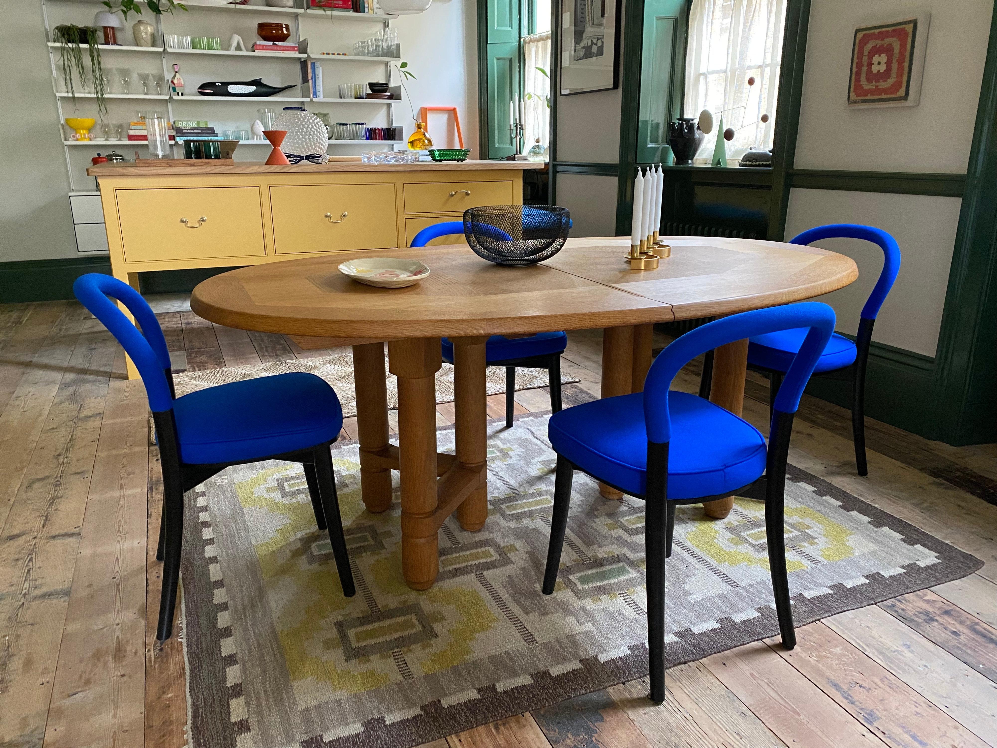 Erik Gunnar Asplund, Vier Esszimmerstühle „Goteborg“ (Baumwolle) im Angebot