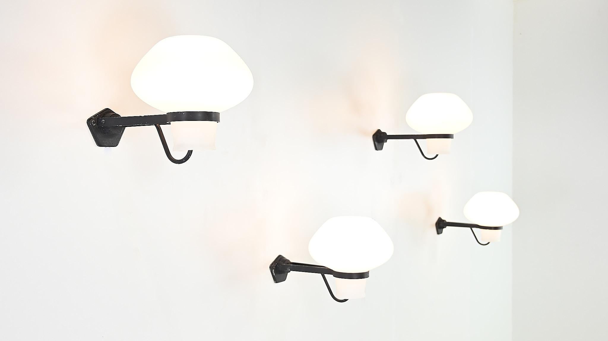Scandinave moderne Erik Gunnar Asplund, Lights GA9 pour ASEA, Suède, années 1940 en vente
