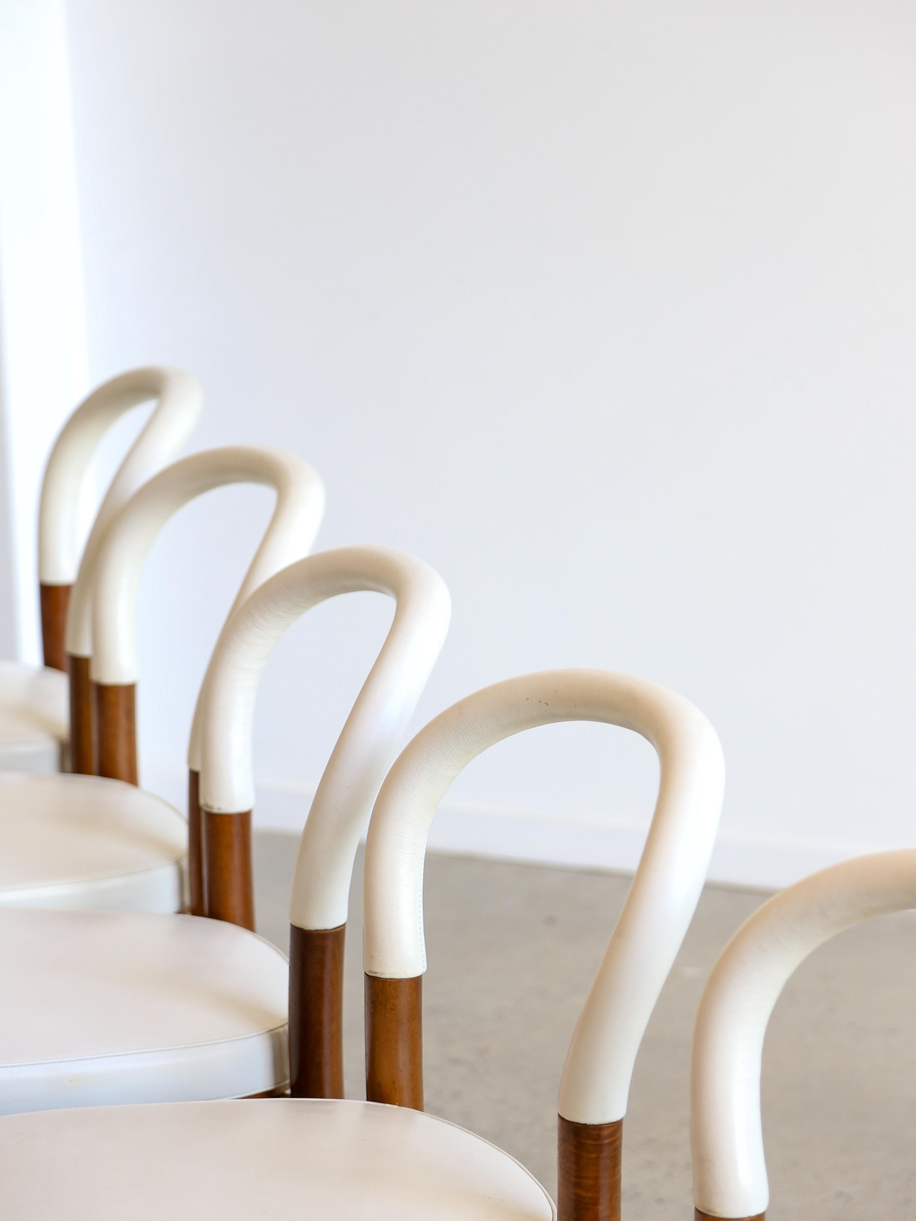 Erik Gunnar Asplund ensemble de six chaises de salle à manger 