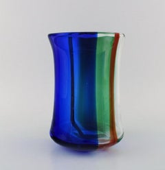Erik Höglund for Kosta Boda, Unique "Chribska" Vase in Art Glass