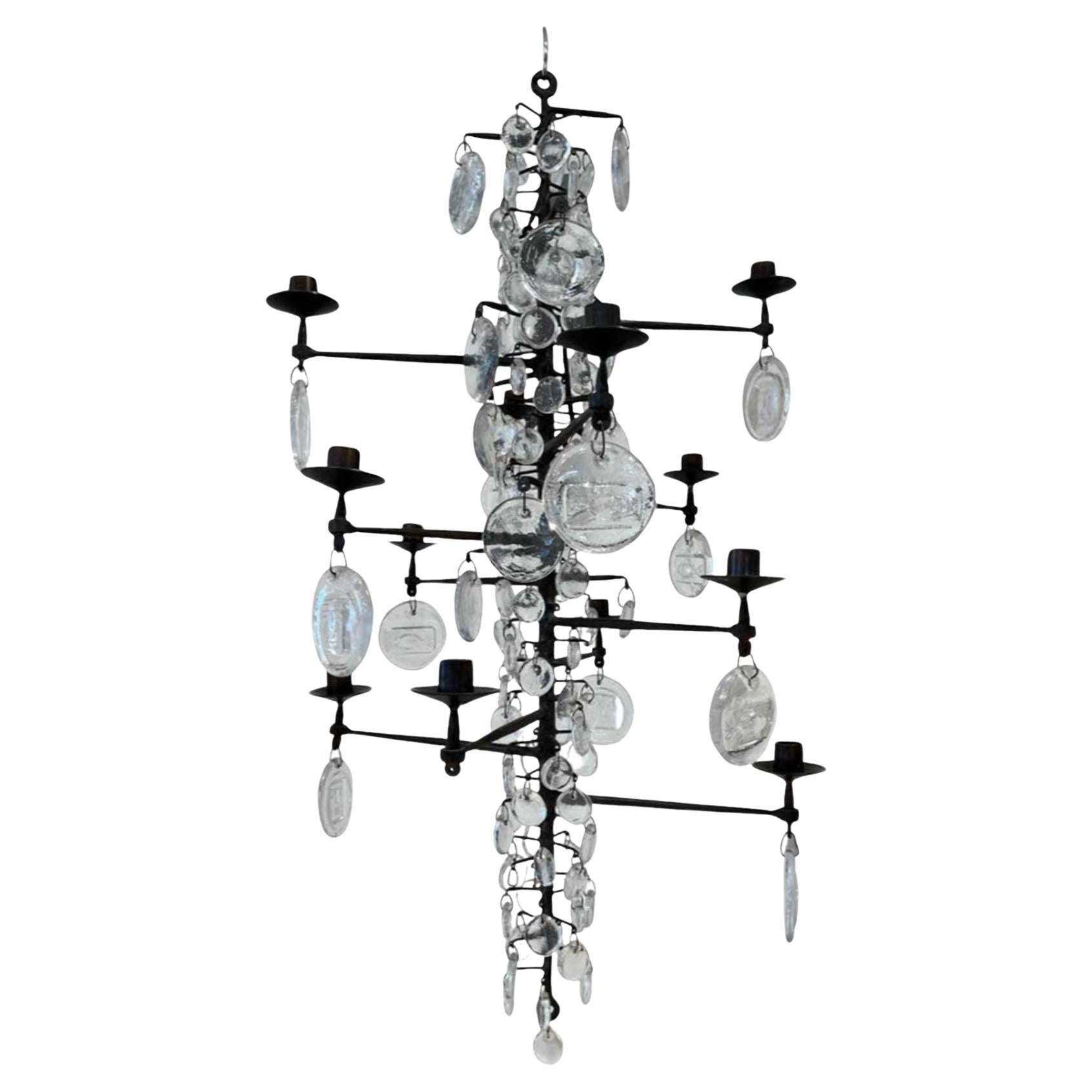 Erik Hoglund Chandelier, 12 Light