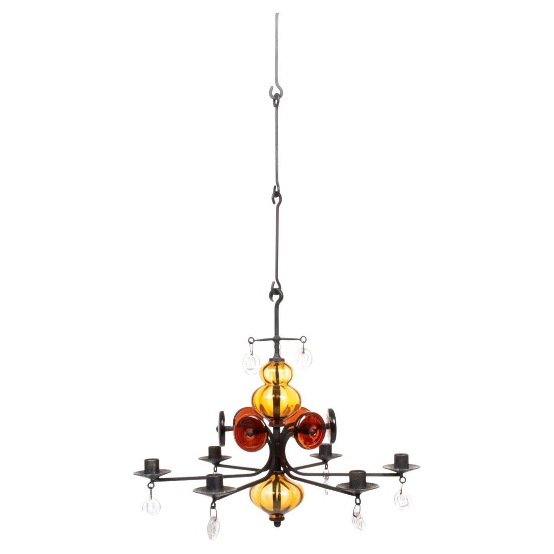 Romantic French Gilded Chandelier for Candles For Sale at 1stDibs