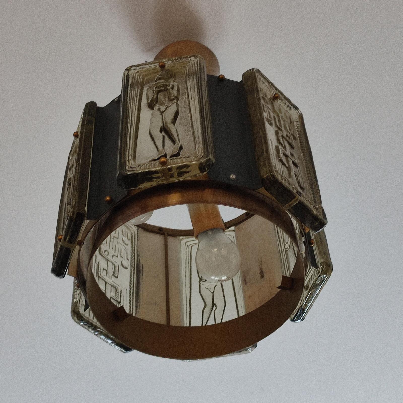 Erik Höglund for Einar Backstrom Ceiling Light 