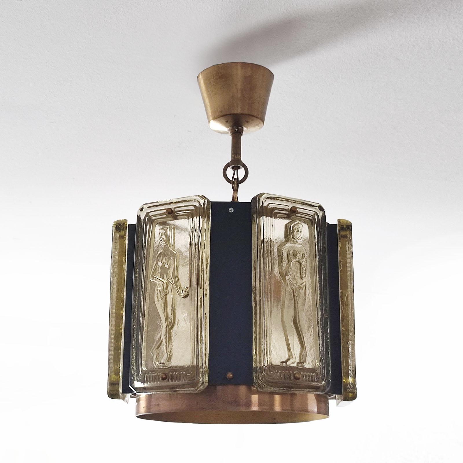 Erik Höglund for Einar Backstrom Ceiling Light 