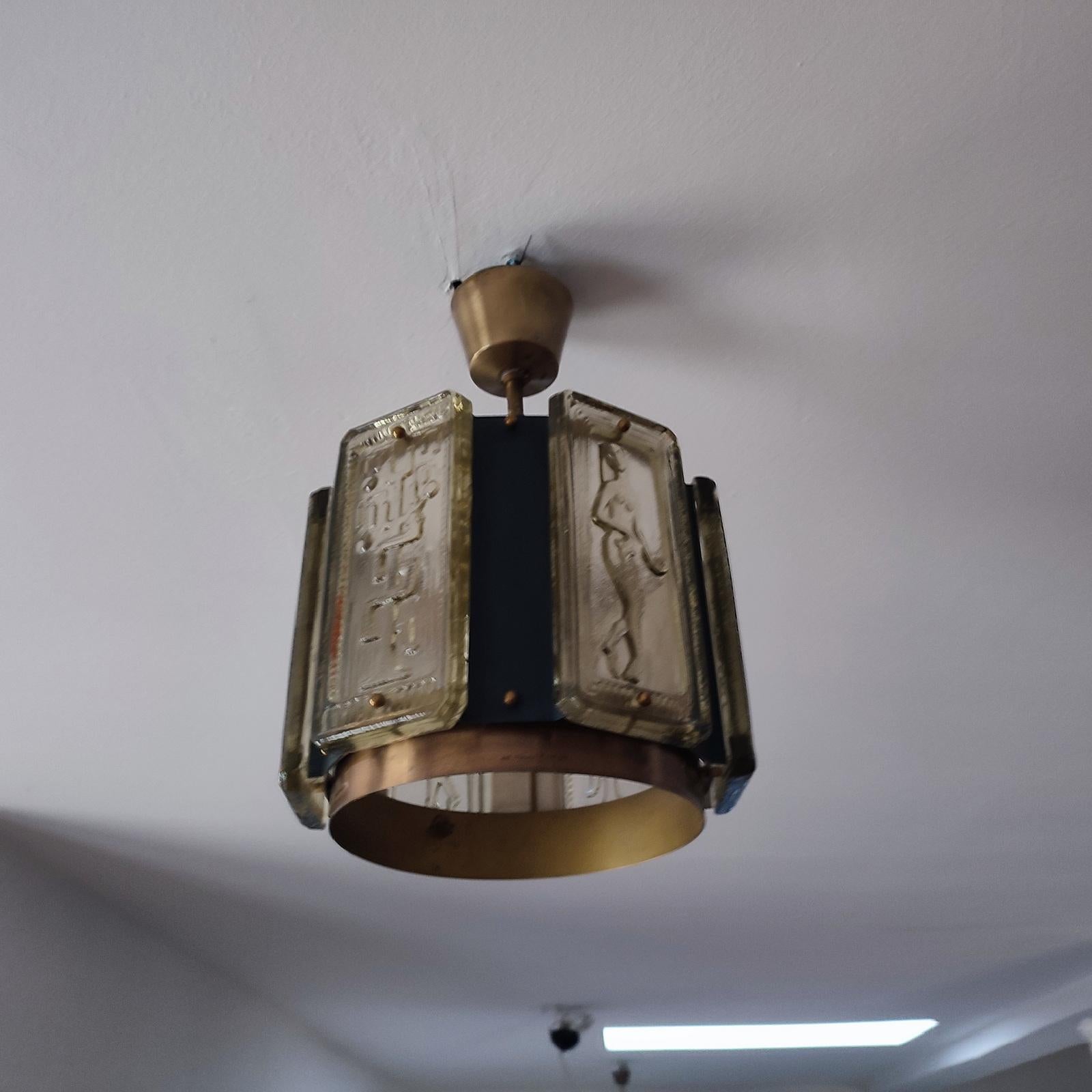 Erik Höglund for Einar Backstrom Ceiling Light 