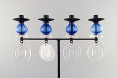 Erik Höglund for Kosta Boda, Large Candleholder in Cast Iron