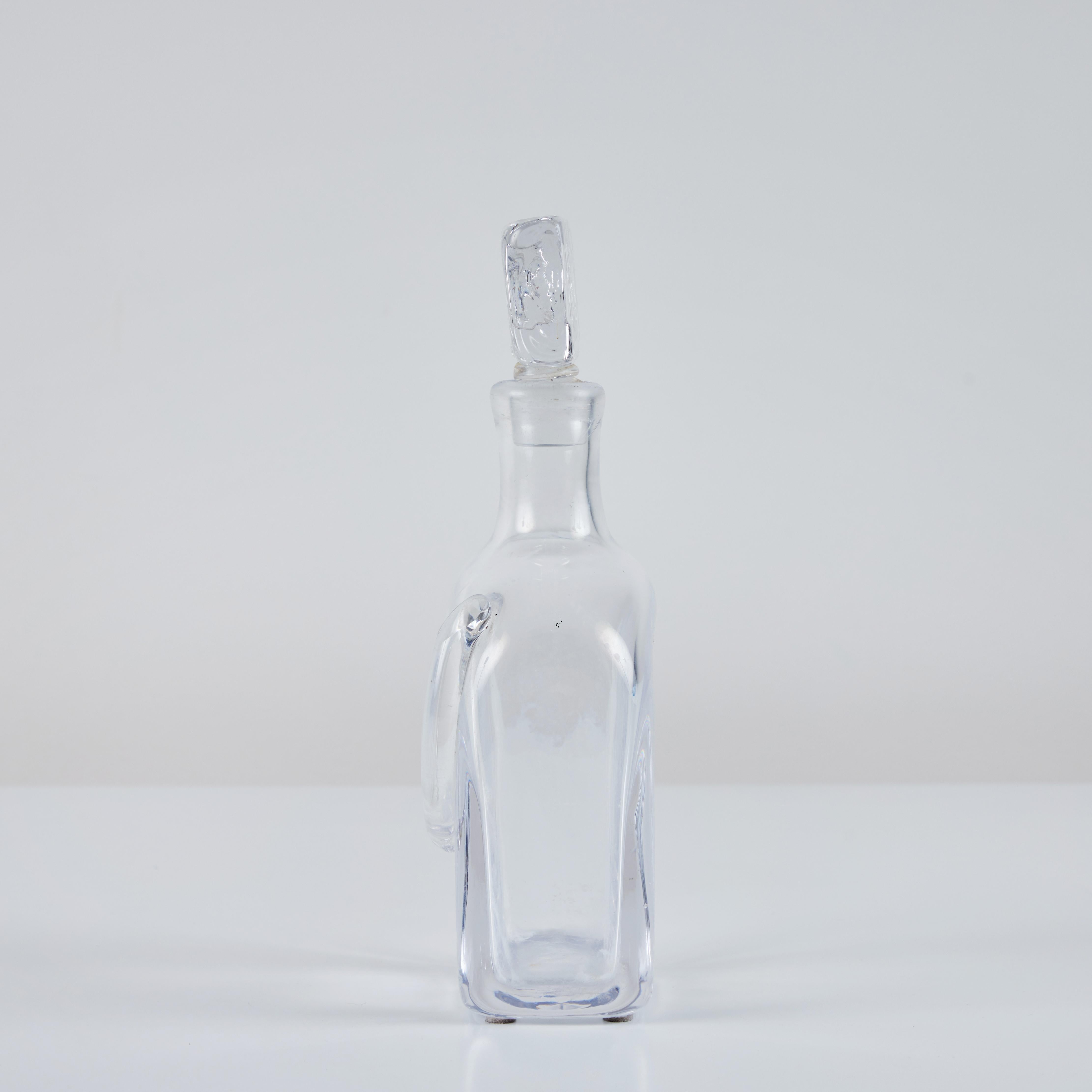 Mid-Century Modern Erik Hoglund Glass Decanter for Kosta Boda