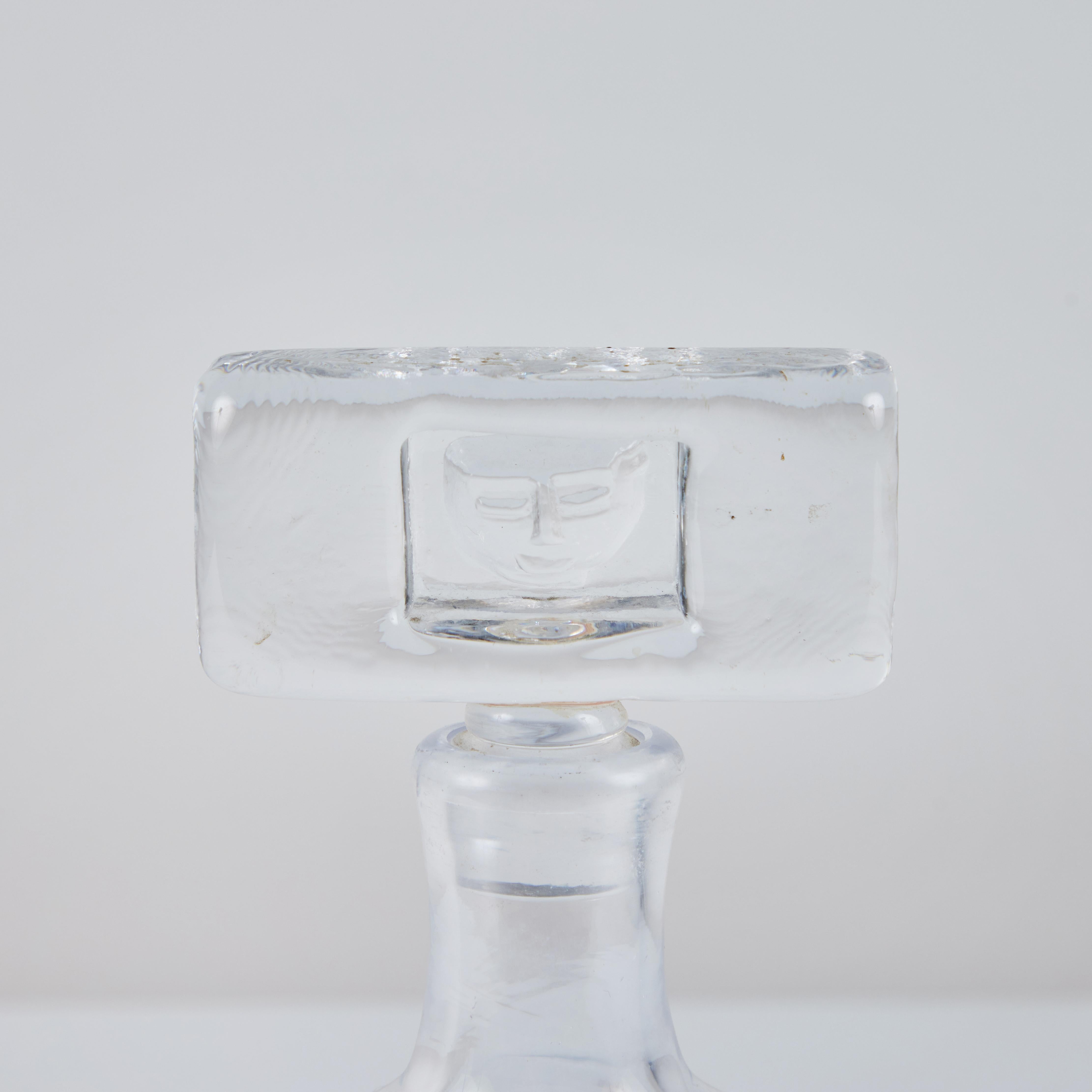 Mid-20th Century Erik Hoglund Glass Decanter for Kosta Boda