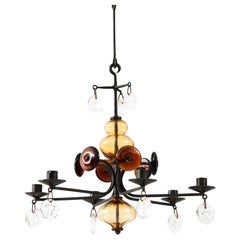 Erik Höglund Hanging Candelabra Produced by Boda in Sweden
