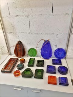 Erik Höglund, Kosta Boda, Set of Seventeen Art Glasses Pieces, 1960, Sweden