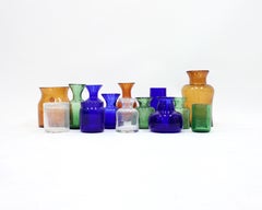 Erik Höglund, Set of 14 Vases for Boda, 1950s