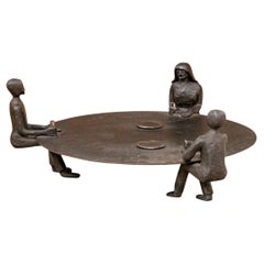 Erik Höglund (Suède, 1932-1998) Sculpture figurative en bronze patiné