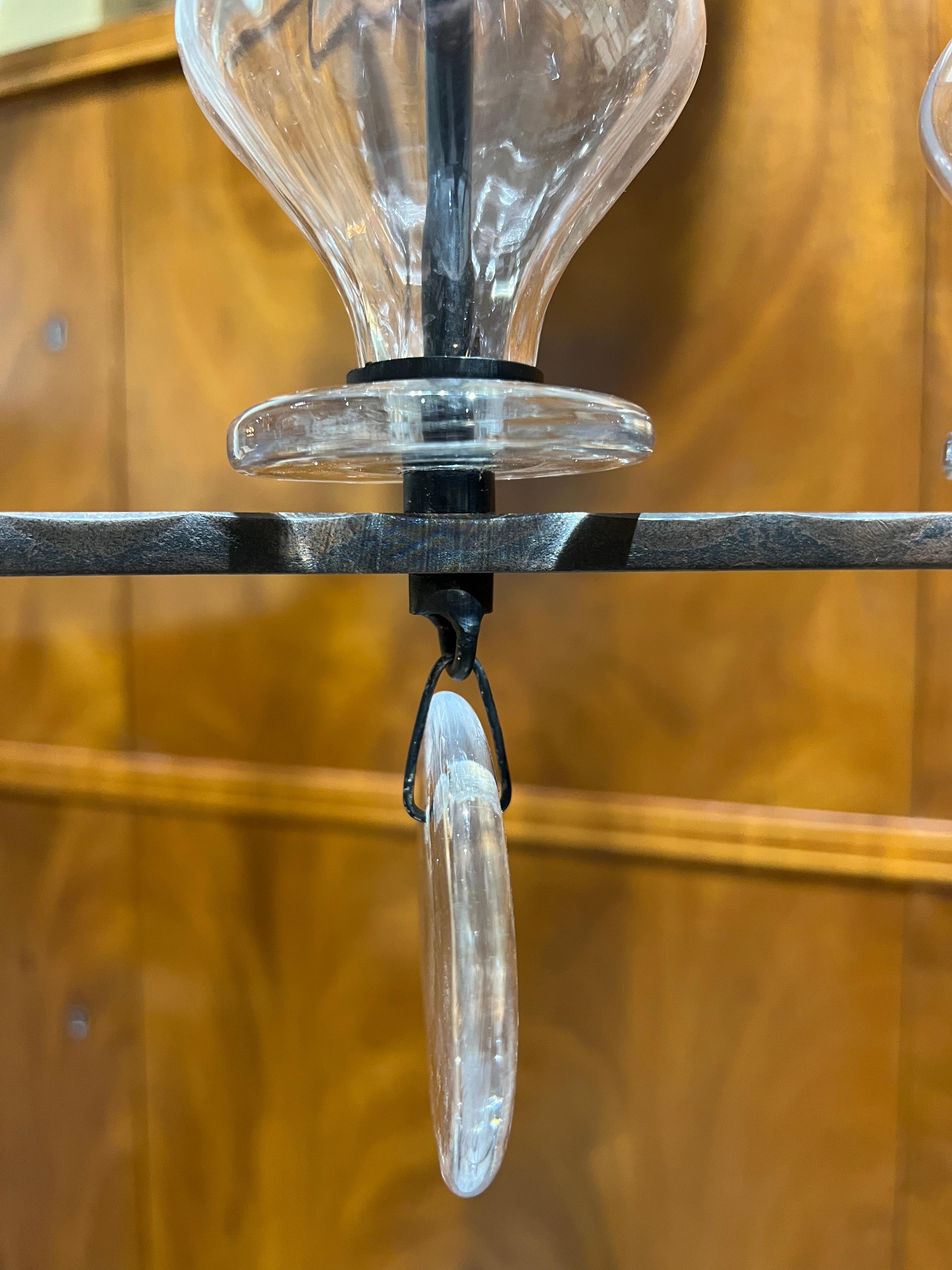 Erik Hoglund Suecia circa 1970 Candelabro de 7 brazos en Bueno estado para la venta en PARIS, FR