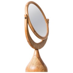 Erik Höglund Table Mirror in Pine by Boda Trä in Sweden