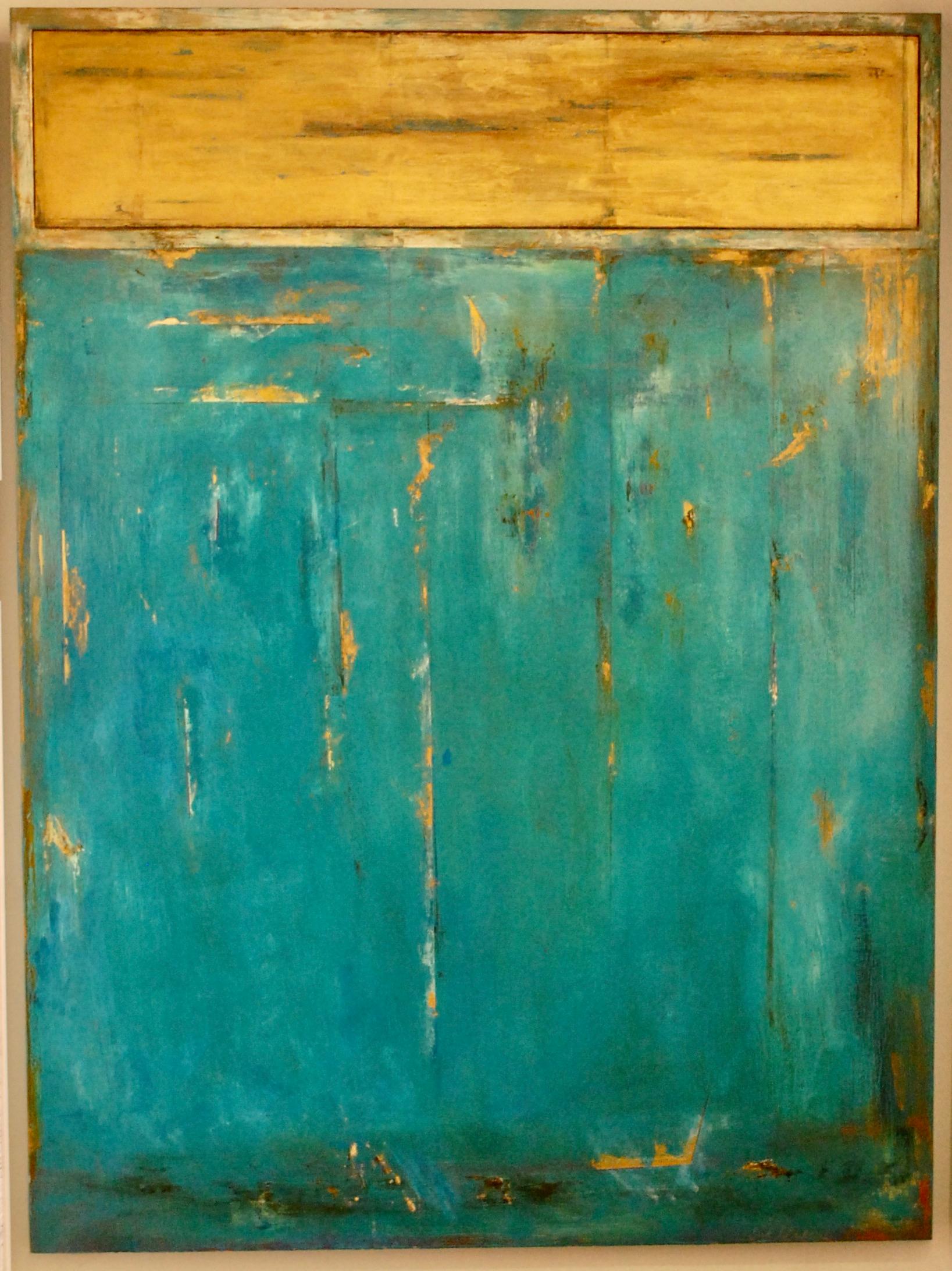 Erik J. Erikson Abstract Painting - Allusive Fragments No 1