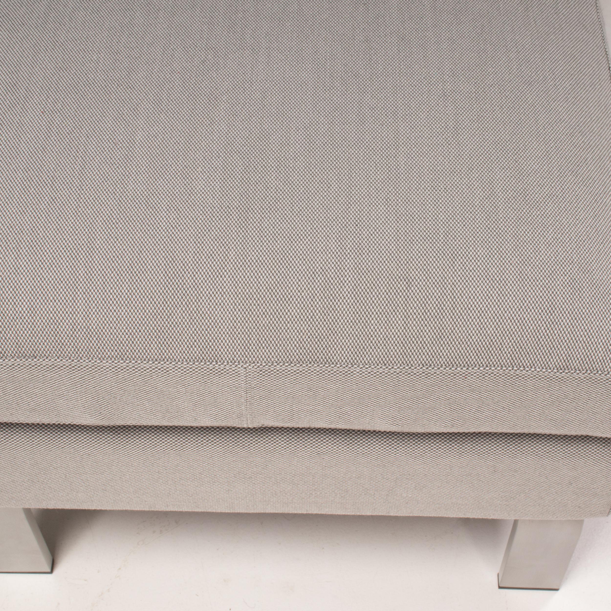 Erik Jørgensen Danish Grey Fabric Sofa & Footstool 4