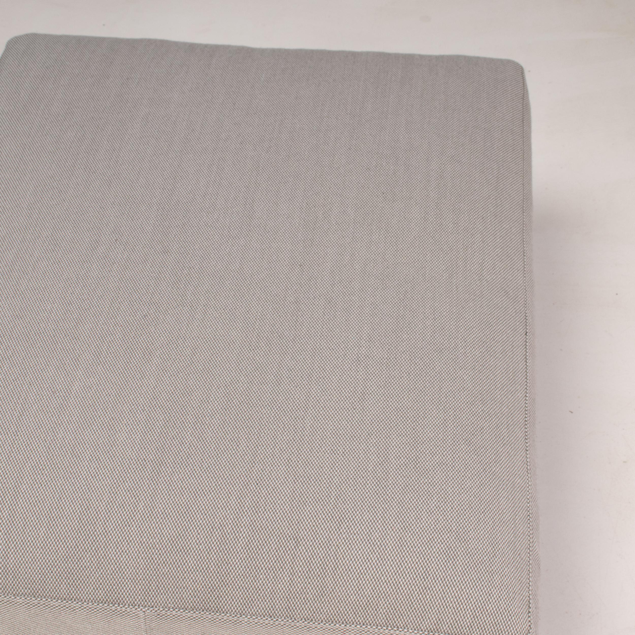 Erik Jørgensen Danish Grey Fabric Sofa & Footstool 5