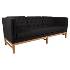 Erik Jørgensen EJ 315/3 Three-Seat Sofa, Oak Frame, Denmark, 1960s