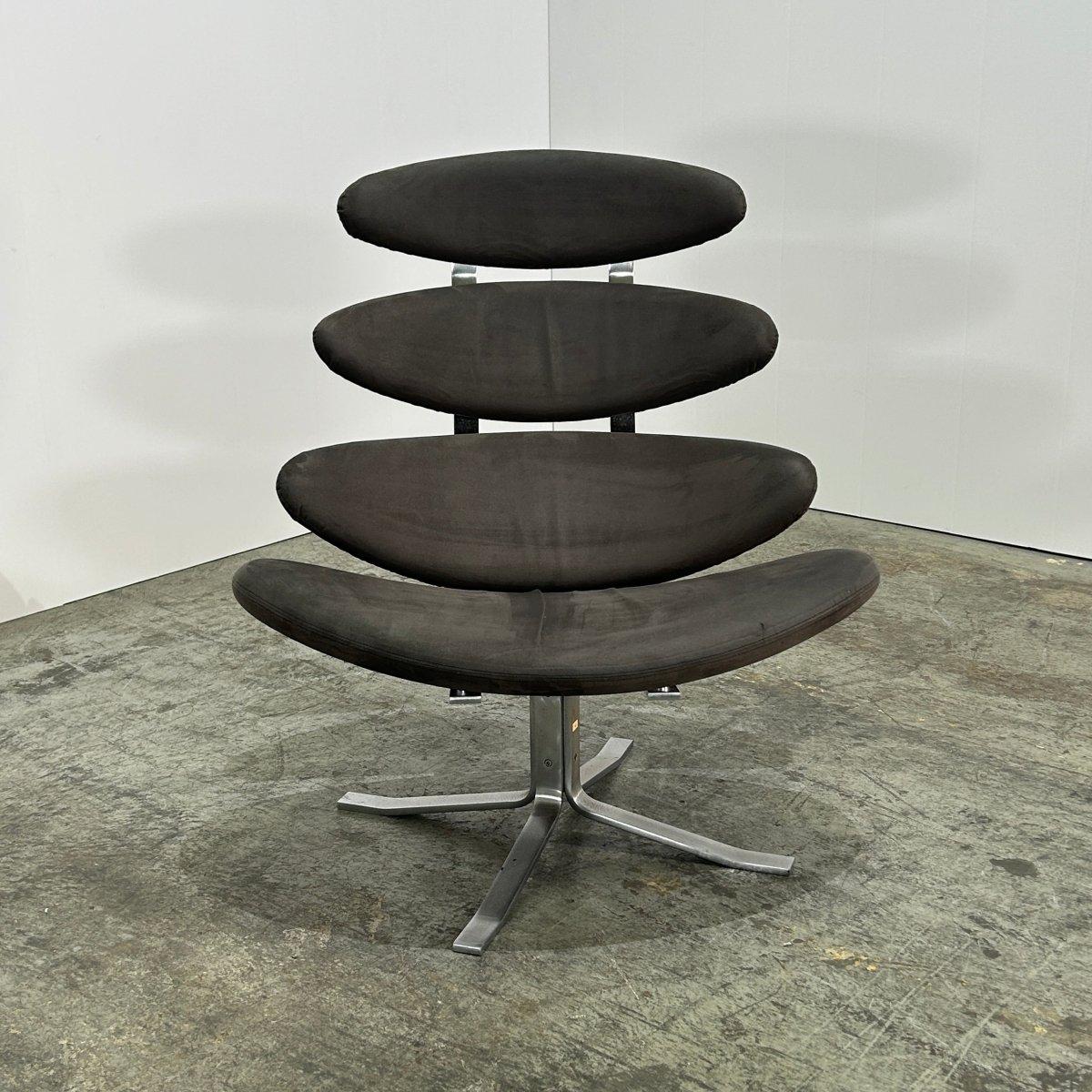 Erik Jørgensen EJ 5 Corona Chair by Poul M. Volther For Sale 5