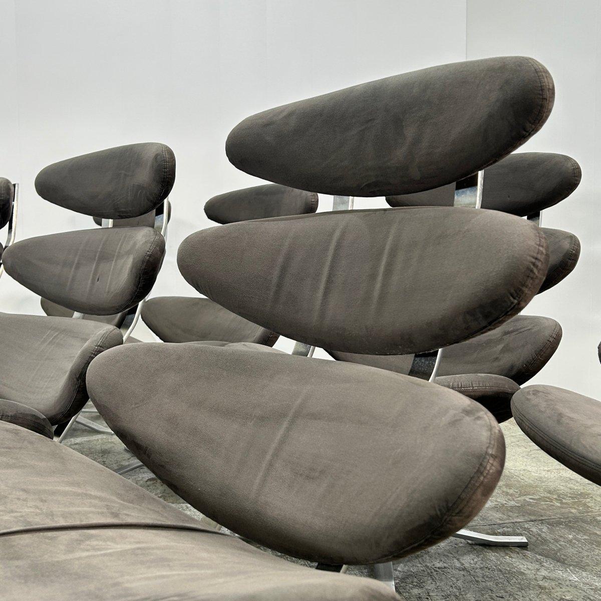 Metal Erik Jørgensen EJ 5 Corona Chair by Poul M. Volther For Sale