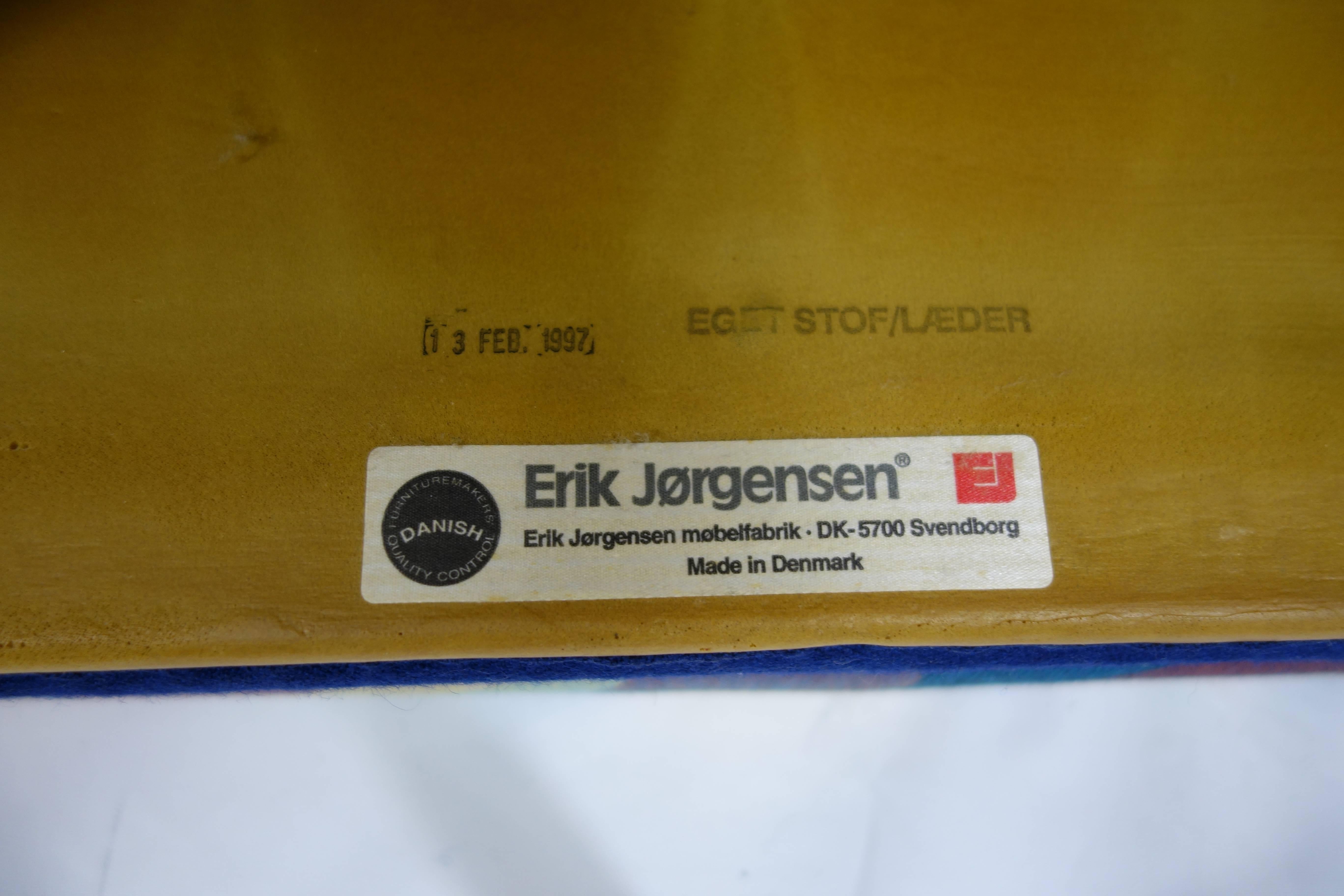 Postmodern Pair of Scandinavian Erik Jørgensen Memphis Style Lounge Chairs 1990s 3