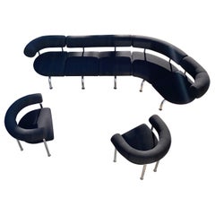 Canapé « Peline » et chaises « Cobra » d'Erik Jørgensen