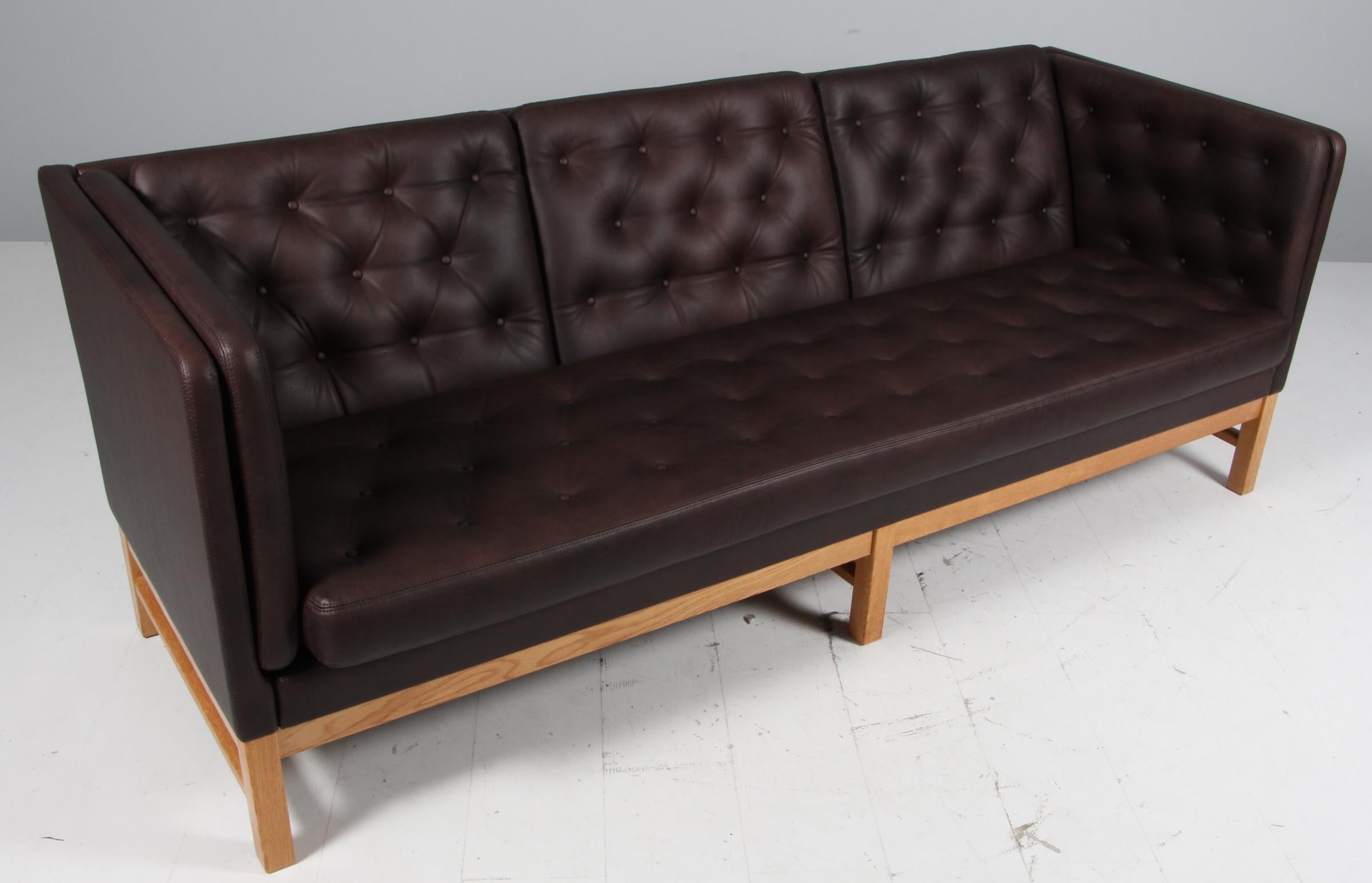 Scandinavian Modern Erik Jørgensen Three-Seat Sofa For Sale