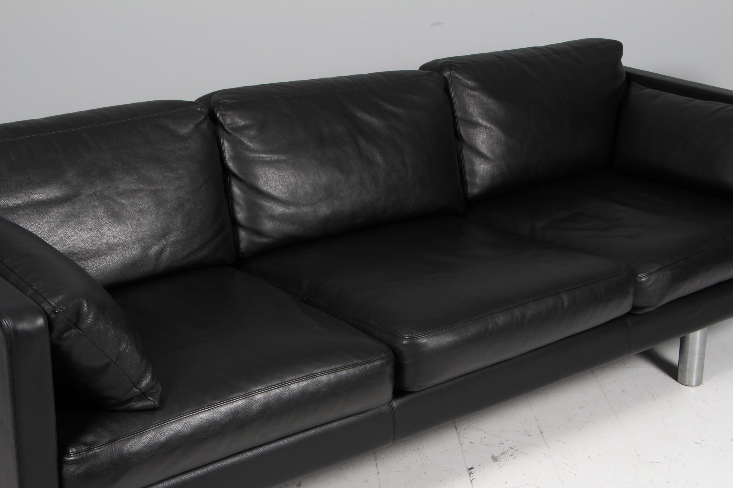Erik Jørgensen Dreisitziges Sofa (Leder) im Angebot