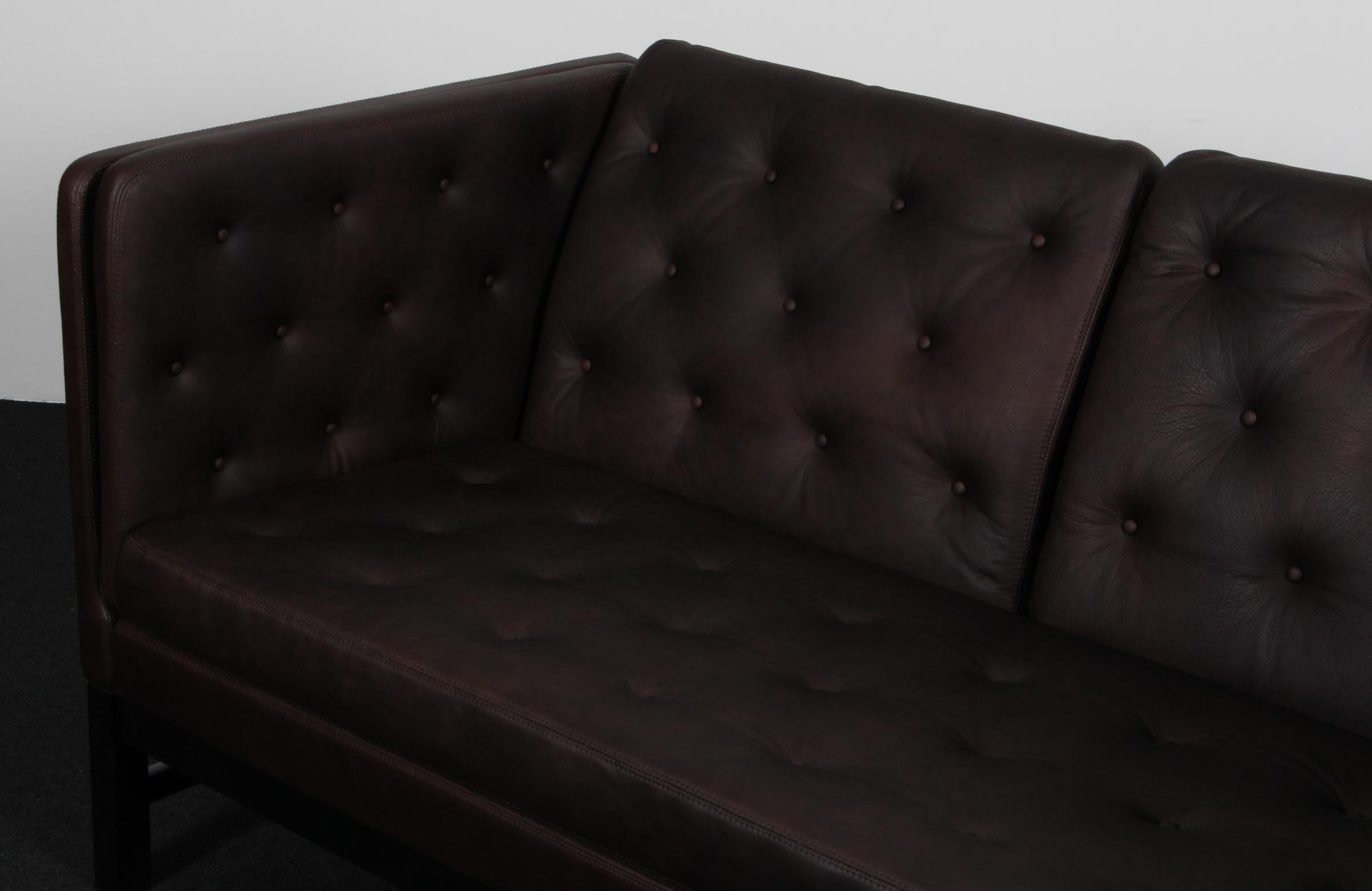 Scandinavian Modern Erik Jørgensen Two-Seat Sofa For Sale